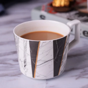 Klassikaline abstraktne Kunst kohvi tassi Loominguline Kivi tekstuuri stiili keraamiline tass Peen keraamiline Drinkware 2