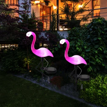 Väljas LED Veekindel Päikese Flamingo Maastiku Kerge Laterna Dekoratiivsed Muru Hoovis Lamp Rada Kerge Aia-Kõigi Pühakute Päev