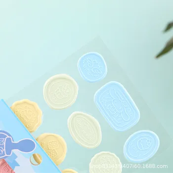 Sanrio Anime Minu Meloodia Lakk Vaha Töö kolmemõõtmeline Kleebis Tüdrukud Kawaii Ümbrik Tihend Cute Cartoon Nukk Mudel Lapsed Kingitusi 2