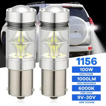 2tk Auto LED Pirn 100W 20 Led suunatuli Lamp Backup Stop Lamp 1000LM 360 Kraadi valgusnurk tagurdustulelatern Pirnid 1