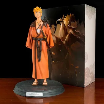 Naruto Kimono Uzumaki Sasuke Uchiha Anime Välisseadmete Käsi Mänguasja PVC Värvi kasti Mudel Kaunistused Kontori Kaunistamiseks jõulukinke 1