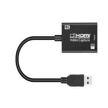 USB-Capture Kaardi 4K 1080P HDMI-ühilduva USB 3.0 HDMI-ühilduva Video-Capture-Adapter Grabber Rekord Kast Mängu Live