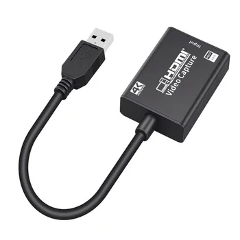 USB-Capture Kaardi 4K 1080P HDMI-ühilduva USB 3.0 HDMI-ühilduva Video-Capture-Adapter Grabber Rekord Kast Mängu Live 2