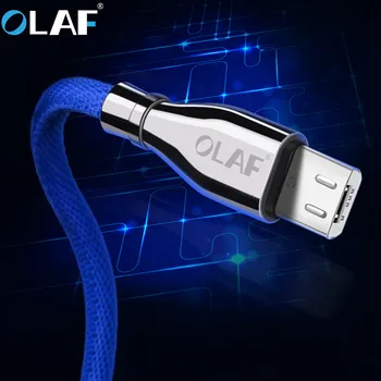 OLAF Metallist Kaabel Laadimine USB Micro-USB-Kaablid, Laadija ja Data Juhe Tasuta Traat, Samsung Huawei laadimine Mobiiltelefoni Kaablid