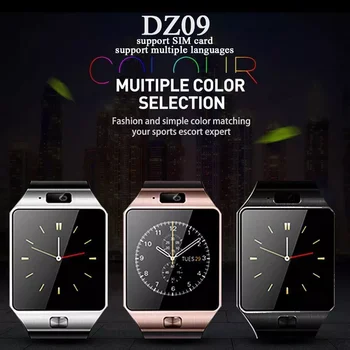 DZ09 Smart Watch Toetada SIM-Kaardi Mitut Keelt Puutetundlik Bluetooth-Sport Fitness Tracker Kaamera Randmerihm Smart Vaata Telefon