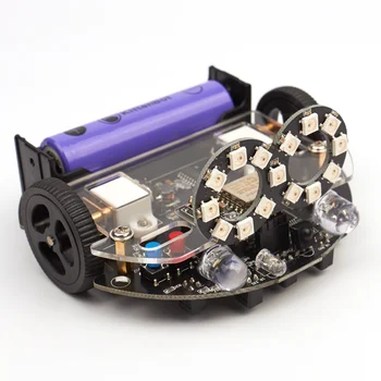 M1 Mini Haridus 2Wd Robot Kit-Auto Šassii Turvalisuse Elektrilised Komplekt Smart Patrull Auto 1